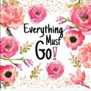 Everything must go spring clean out sale!